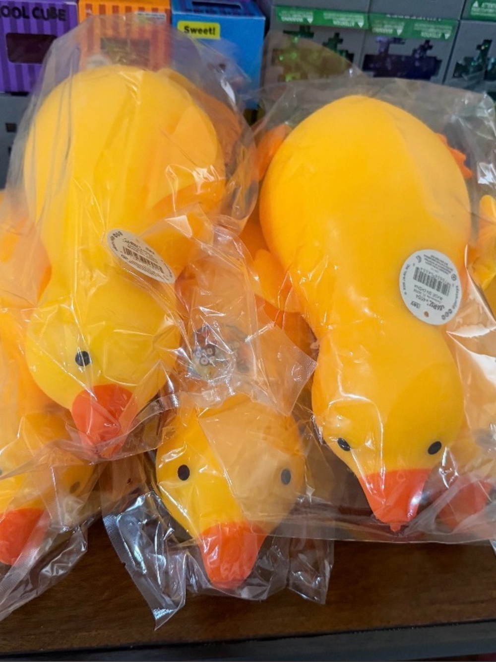 Jumbo Yellow Squishy Ducks